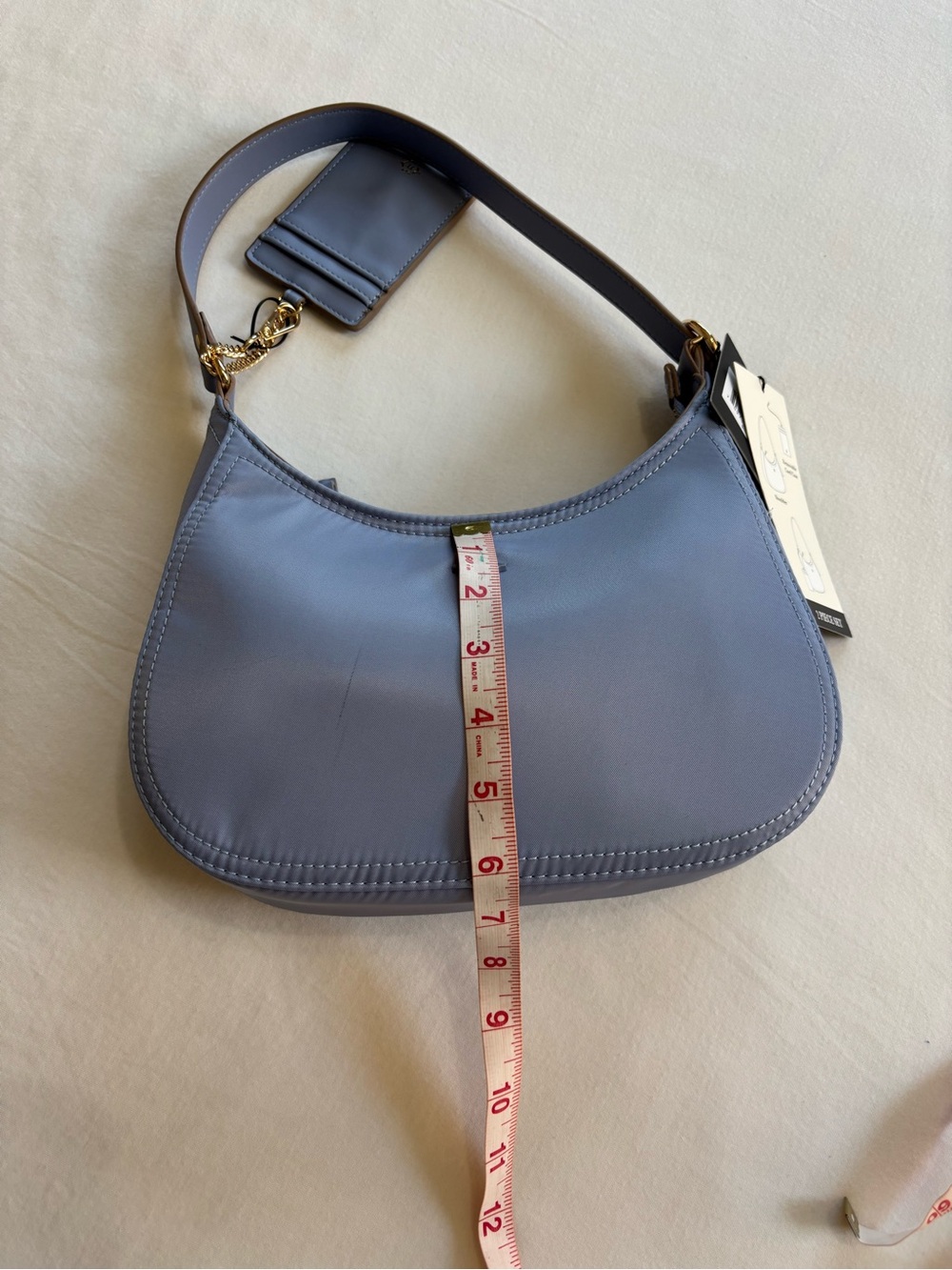 Nanette Lepore Pale violet blue Shoulder Bag with Card Holder - Picture 15 of 16